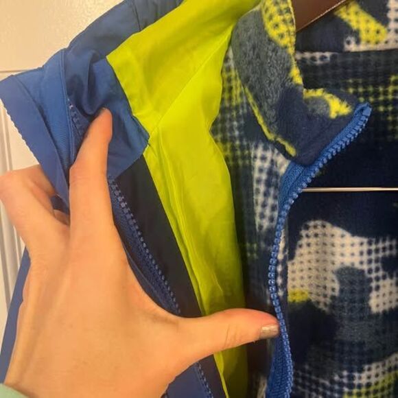 Eddie Bauer Lone Peak Lightweight 3- in-1 Coat/Fleece Jacket SZ S (7/8) Outdoors - Picture 5 of 10